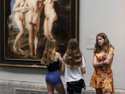 Asistentes a las visitas organizadas al Museo del Prado de una hora.