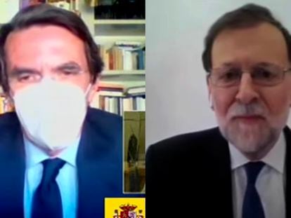Aznar y Rajoy declaran como testigos en el juicio por la caja b del PP.