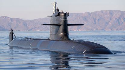 El submarino S-81 entregado por Navantia a la Armada.