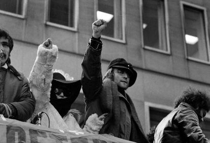 Fotograma del documental "Estados Unidos contra John Lennon", de David Leaf y John Scheinfeld.