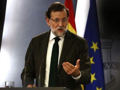 Mariano Rajoy, a La Moncloa, valora les seves reunions.