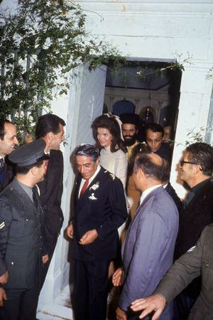 Onassis y Jacqueline Kennedy se casaron en Skorpios.