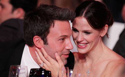 Los actores Ben Affleck y Jennifer Garner en la ceremonia de los 'Critics Choice Movie Awards', en enero de 2011 en Los Ángeles, Estados Unidos.