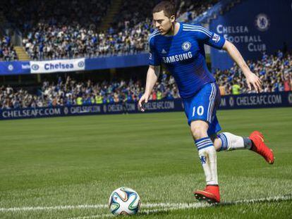 &#039;Fifa 15&#039;, uno de los cuatro videojuegos de arranque para la Liga Playstation. 