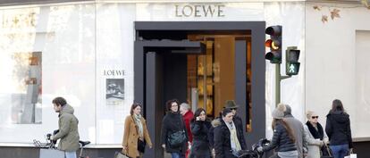 Tienda de Loewe en la calle Serrano de Madrid.