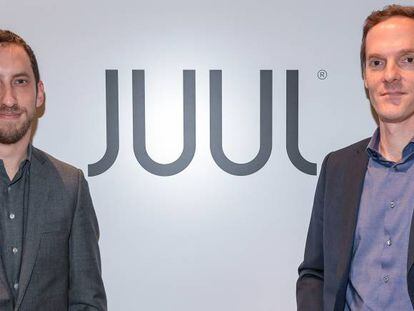 James Monsees y Adam Bowen, fundadores de Juul Labs. 