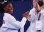 Tokyo 2020 Olympics - Gymnastics - Artistic - Women's Team - Final - Ariake Gymnastics Centre, Tokyo, Japan - July 27, 2021. Simone Biles of the United States applauds her teammates REUTERS/Mike Blake