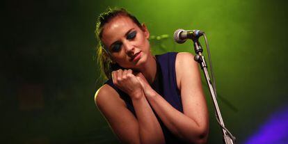 Leonor Watling durante un concierto en Madrid el a&ntilde;o pasado. 