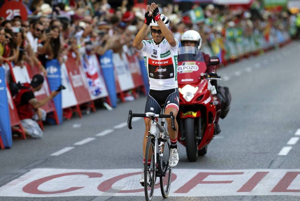Contador se despide en la última etapa de la Vuelta a España 2017, en Madrid