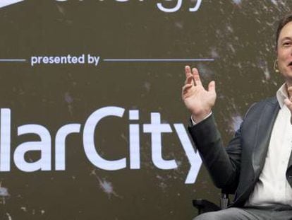 Elon Musk, presidente de SolarCity y CEO de Tesla Motors, el 2 de octubre de 2015. 