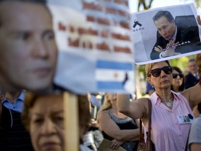 Protesta a favor de Alberto Nisman.