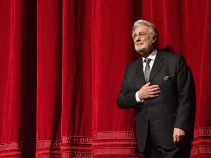 Plácido Domingo, el pasado noviembre en la Ópera Metropolitana de Nueva York.