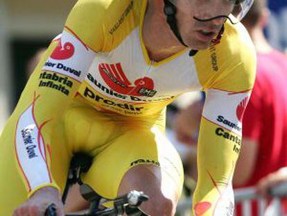 El ciclista británico David Millar, sancionado por dopaje, en su etapa en el Cofidís en 2006.