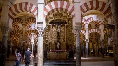 Interior de la Mezquita de Córdoba, en una imagen de septiembre de 2019.
