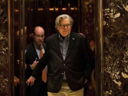 El presidente electo nombra en un puesto clave al exjefe de la web Breitbart, acusado de antisemitismo y racismo