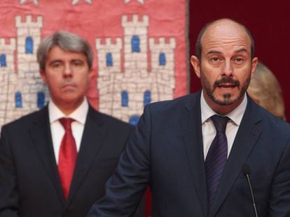 Pedro Rollán, cuando tomó posesión en 2015.