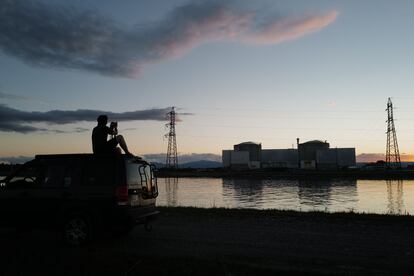 La central nuclear de Fessenheim en pleno proceso de desconexión el 29 de junio.