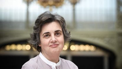 La nueva presidenta del Louvre, Laurence des Cars, en marzo de 2021 en el Museo de Orsay, institución que dirigía desde 2017.
