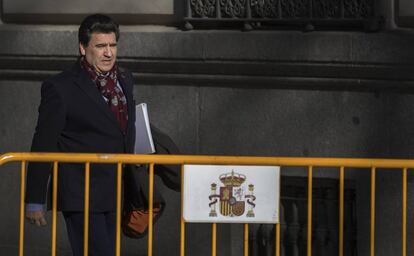 David Marjaliza llega a la Audiencia Nacional, en una imagen de archivo.
