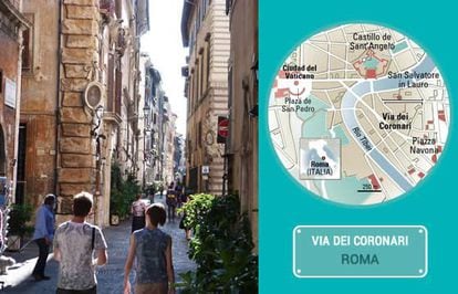 La Via dei Coronari, en Roma.