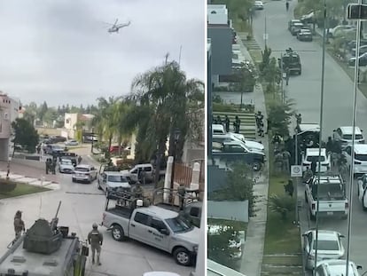 Operativo de búsqueda de los secuestrados en Zapopan, Jalisco.