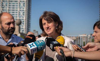 La presidenta de la Asamblea Nacional Catalana, Elisenda Paluzi.