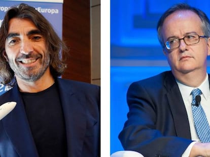 Javier Hidalgo, consejero delegado de Globalia, y Simón Pedro Barceló, copresidente de Barceló.