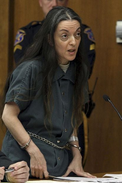María José Carrascosa, durante la lectura de la sentencia que la condena a 14 años de cárcel