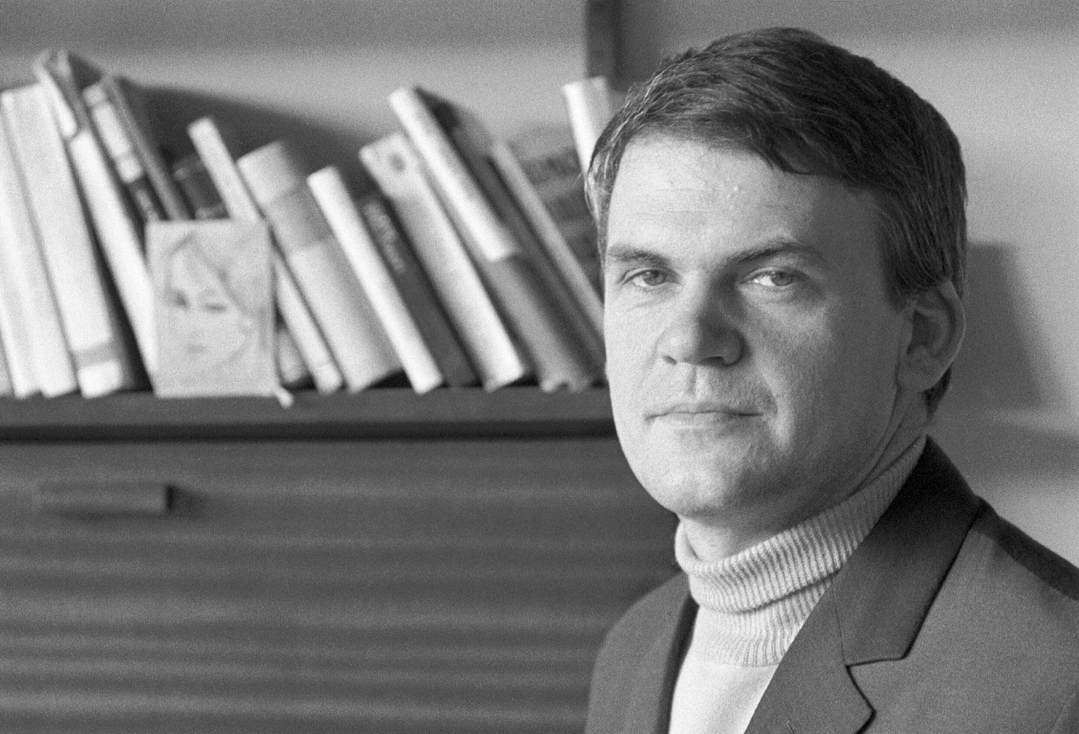 Milan Kundera, en mayo de 1968. 