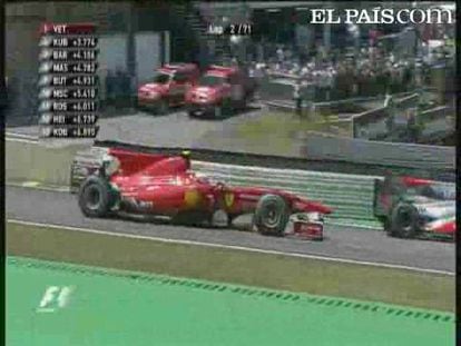 Vettel vence por delante de su compañero Webber y Fernando Alonso concluye tercero