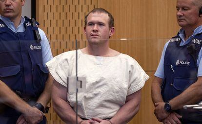 Brenton Tarrant, el acusado de asesinar a más de 50 personas en dos mezquitas en Christchurch, Nueva Zelanda en marzo pasado.