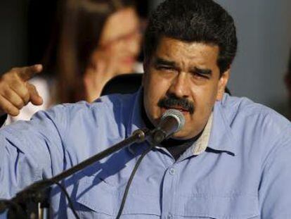 El presidente de Venezuela Nicol&aacute;s Maduro, el pasado martes en Caracas.