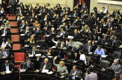 Debate sobre el acuerdo con Repsol en la Cámara de Diputados.
