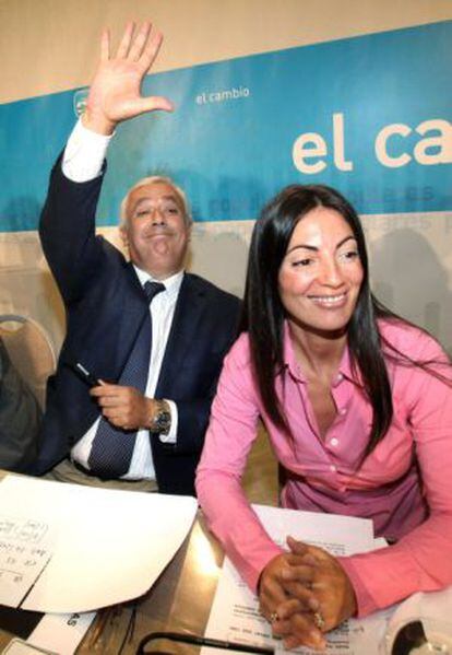 Javier Arenas y Rosario Soto, en una imagen de archivo.