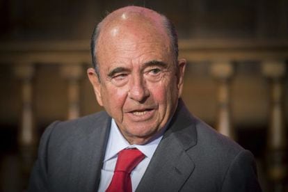 El presidente del Banco Santander, Emilio Bot&iacute;n