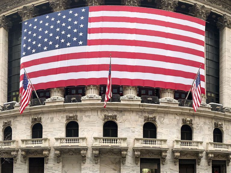 Exterior de la Bolsa de Nueva York.