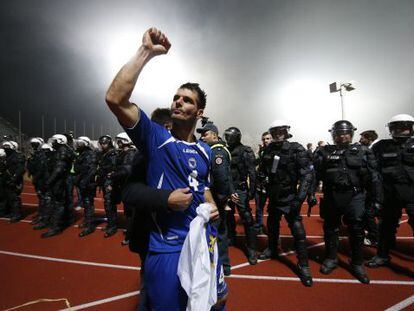 Spahic celebra la clasificación de Bosnia