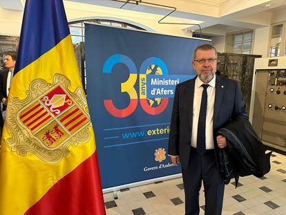 El embajador de Rusia en España, Yuri Klimenco, el pasado 14 de marzo en Andorra, de donde también es embajador.