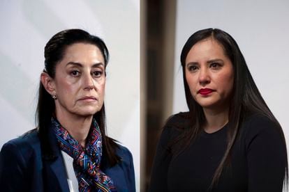 La Jefa de Gobierno, Claudia Sheinbaum, y la alcaldesa de Cuauhtémoc, Sandra Cuevas.