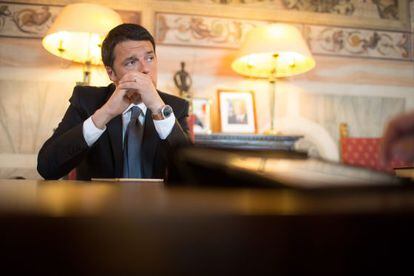 El alcalde de Florencia y candidato en las últimas primarias del Partido Democrático, Matteo Renzi.