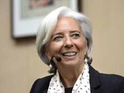 La directora del Fondo Monetario Internacional (FMI), Christine Lagarde. 