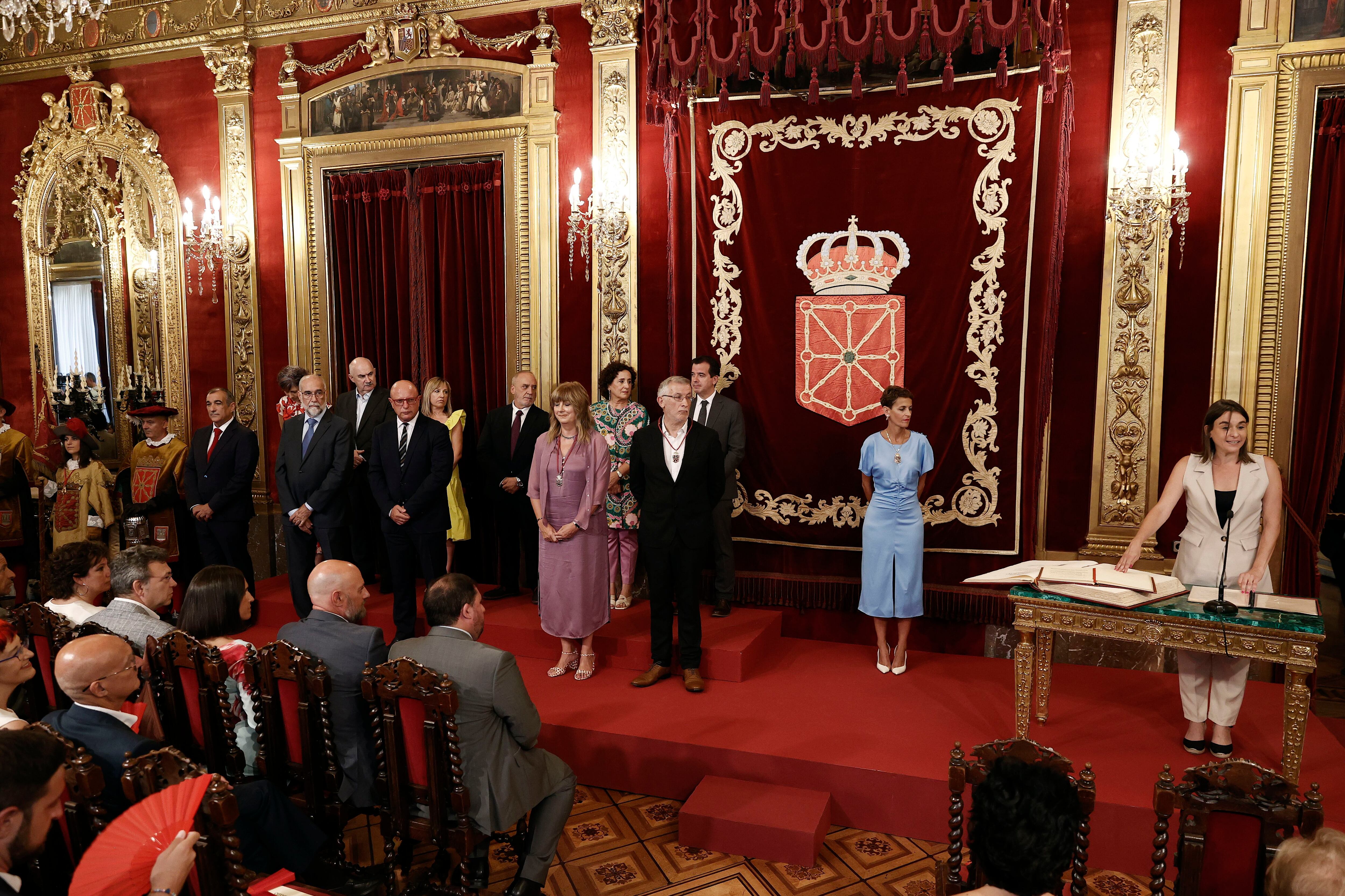 Toma de posesión de los consejeros del nuevo Gobierno de Navarra.