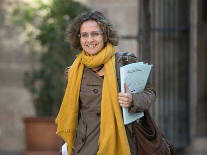 La consejera de Ense&ntilde;anza, Meritxell Ruiz, el pasado noviembre en el Palau de la Generalitat.