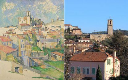 La iglesia de Gardanne, en lo alto de este pueblo de Provenza, fue otra de las 'musas' de Cézanne. Cuando él lo frecuentó era una localidad con unos 3.000 habitantes. En la perspectiva de sus cuadros plasmó más altura, más verticalidad de la que hay en realidad.