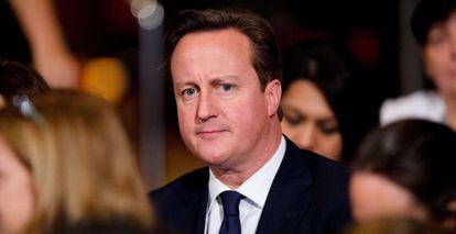 El primer ministro brit&aacute;nico David Cameron 