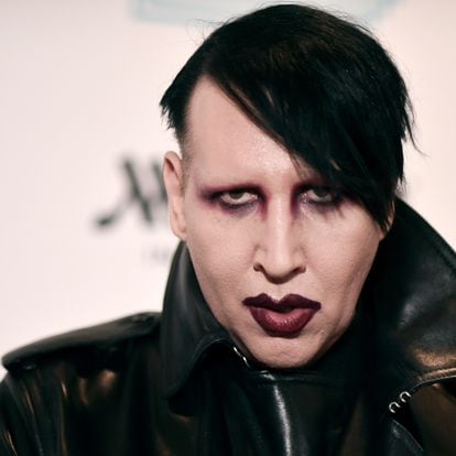 Marilyn Manson, en un concierto benéfico en diciembre de 2019 en Los Ángeles, California.