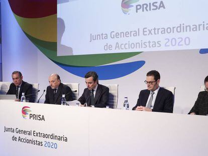 Junta de accionistas extraordinaria de PRISA.
