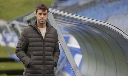 Xabi Prieto, en las instalaciones de Zubieta.