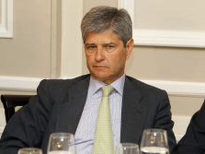 Fernando Mart&iacute;n, presidente de Martinsa Fadesa, el pasado a&ntilde;o en unas conferencias en Madrid.