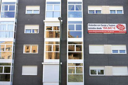 Promoción de viviendas en un distrito del este de Madrid.
